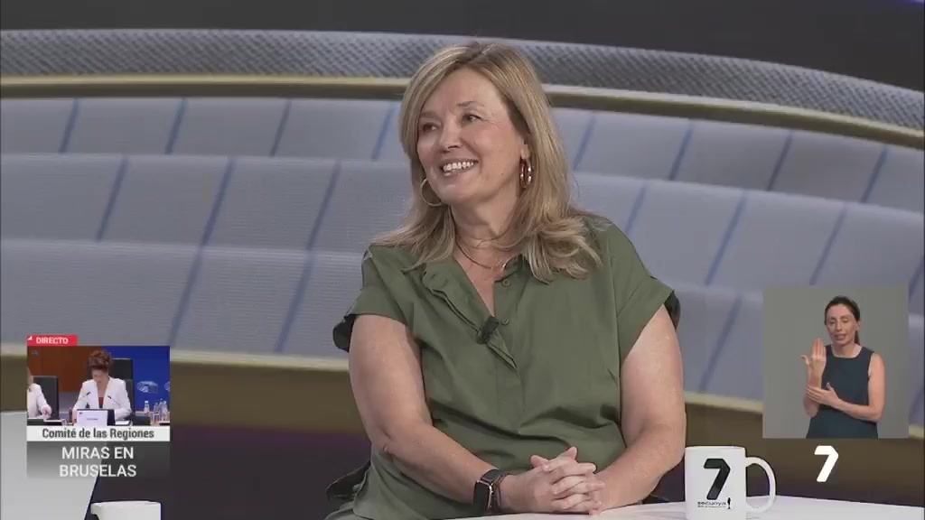 Carmen Antón, en La 7 TV